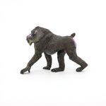 Figurine Mandrill Papo en PVC, thème savane, Collection Animaux sauvages, jouet éducatif idéal pour enfants et collectionneurs
