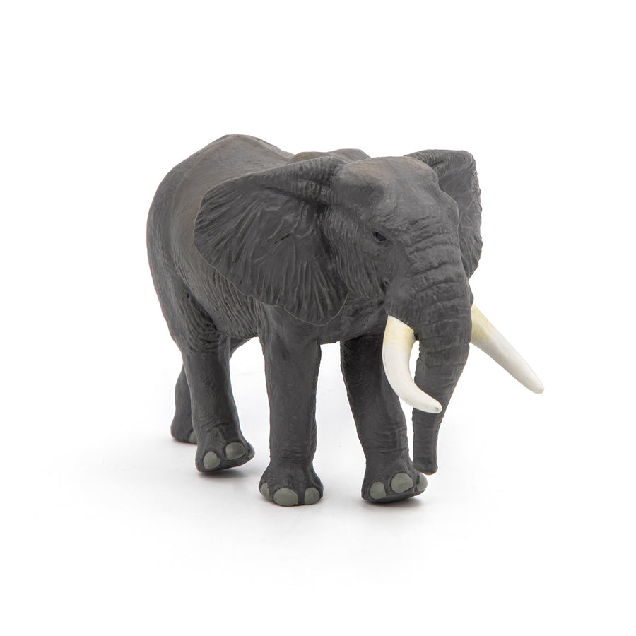 Figurine Éléphant d'Afrique Papo en PVC, thème savane, Collection Animaux sauvages, jouet éducatif idéal pour enfants et collectionneurs