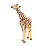 Figurine Girafe tête levée Papo en PVC, thème savane, Collection Animaux sauvages, jouet éducatif idéal pour enfants et collectionneurs