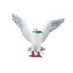 Figurine Colombe Papo en PVC, thème oiseaux, Collection Animaux sauvages, jouet éducatif idéal pour enfants et collectionneurs