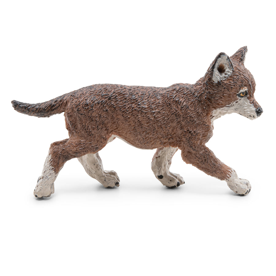 Figurine Louveteau Papo en PVC, thème forêt, Collection Animaux sauvages, jouet éducatif idéal pour enfants et collectionneurs