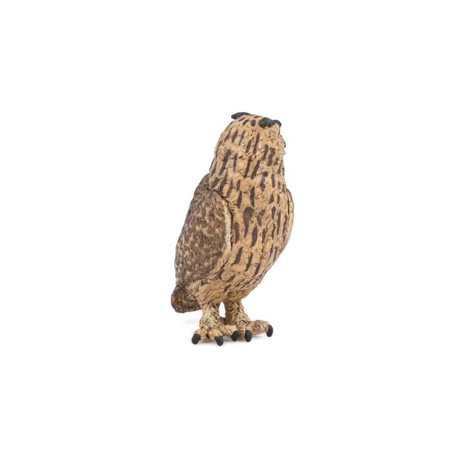 Figurine Hibou grand duc Papo en PVC, thème oiseaux / forêt, Collection Animaux sauvages, jouet éducatif idéal pour enfants et collectionneurs