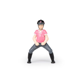 Figurine L'enfant cavalière Papo en PVC, Collection chevaux, jouet éducatif idéal pour enfants et collectionneurs
