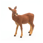 Figurine Biche Papo en PVC, thème forêt, Collection Animaux sauvages, jouet éducatif idéal pour enfants et collectionneurs