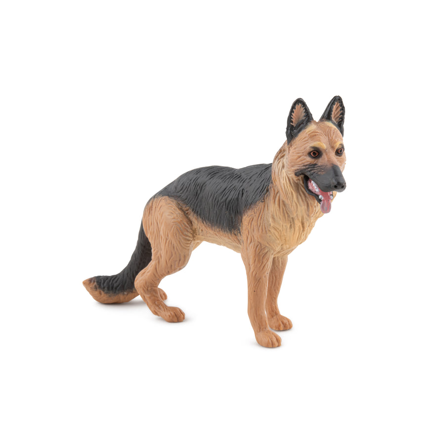 Figurine Berger allemand Papo en PVC, Collection chiens et chats, jouet éducatif idéal pour enfants et collectionneurs