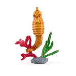 Hippocampe Papo en PVC, Collection animaux marins, jouet éducatif idéal pour enfants et collectionneurs